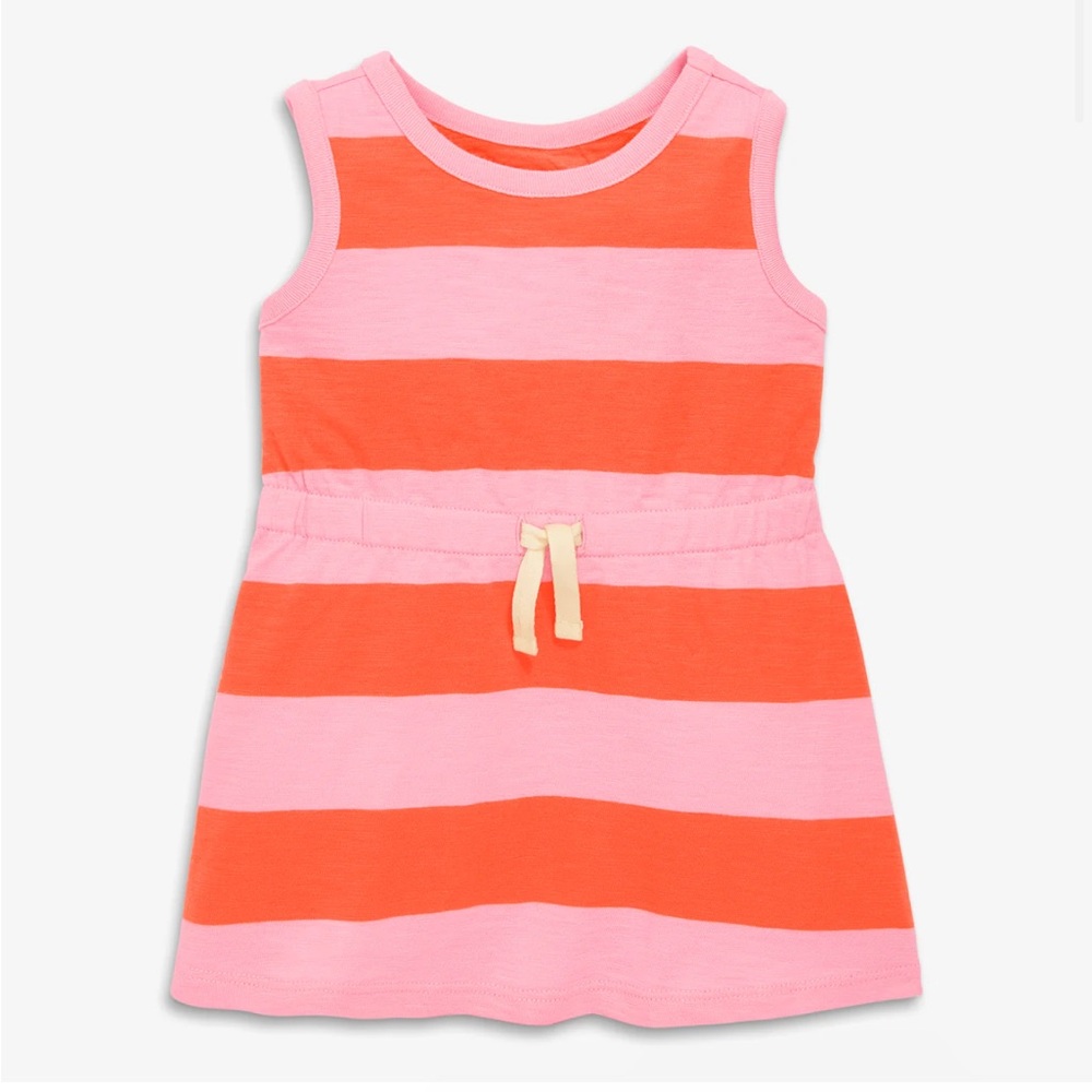 NWT Primary.com baby tank rugby stripe dress
